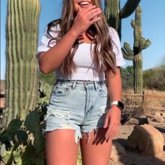 American Eagle 90’s Boyfriend Jean Size 00 Distressed boho festive summer beach - Picture 4 of 13